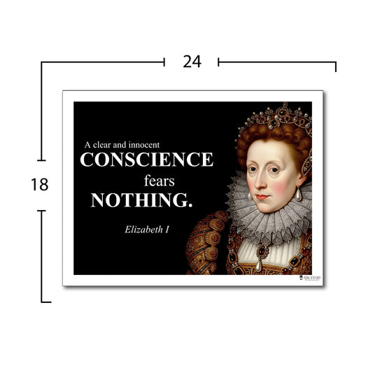 Elizabeth I Inspirational Quote Wall Art