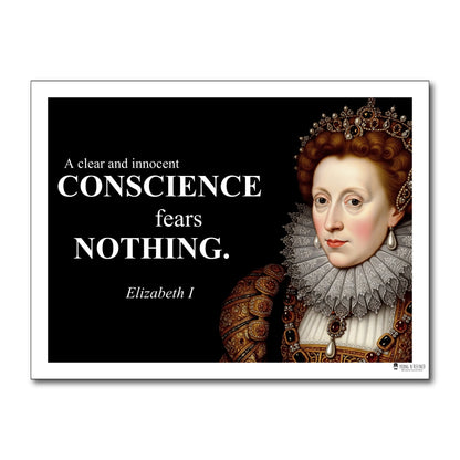 Elizabeth I Inspirational Quote Wall Art