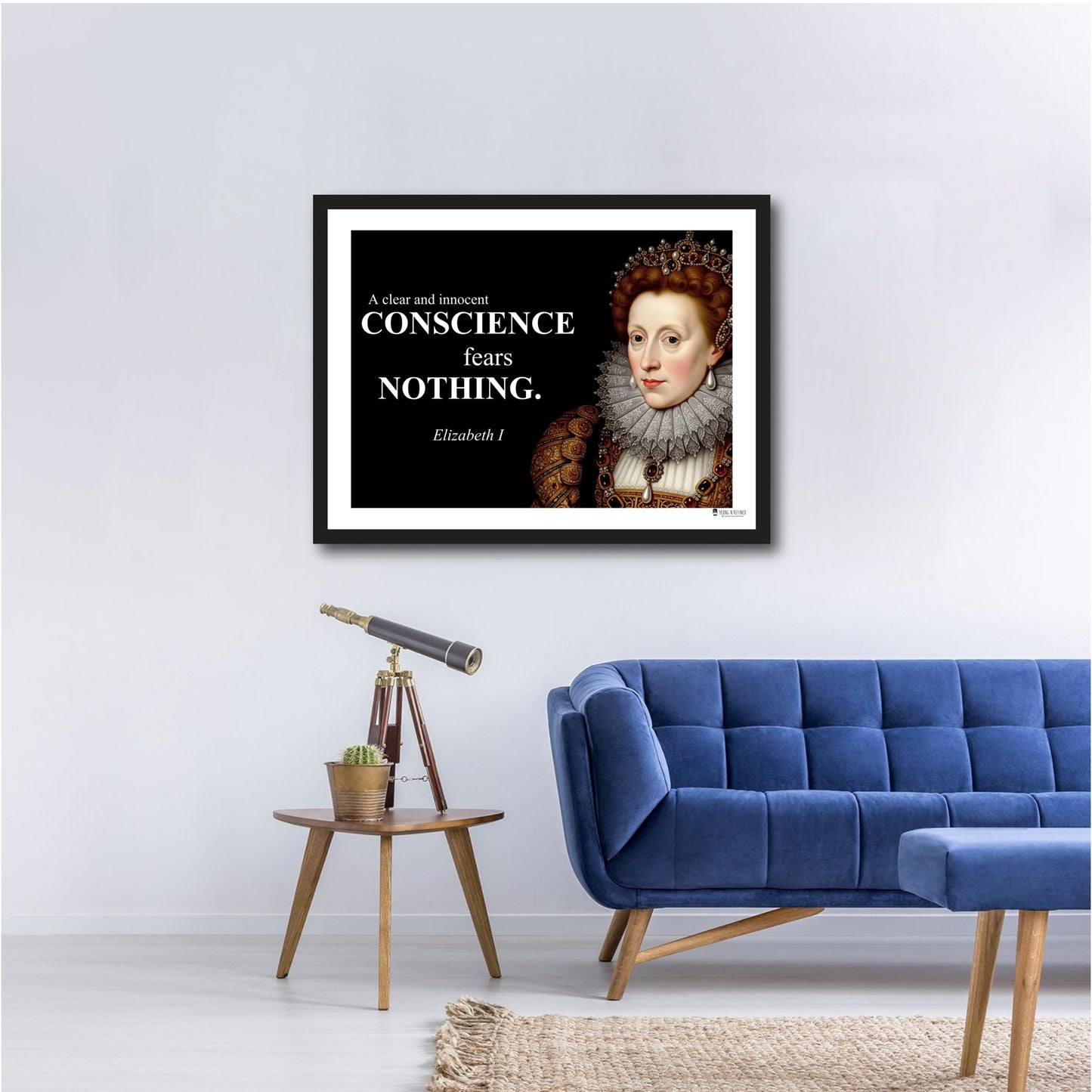 Elizabeth I Inspirational Quote Wall Art