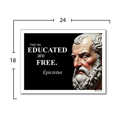 Epictetus Inspirational Quote Poster - Young N Refined