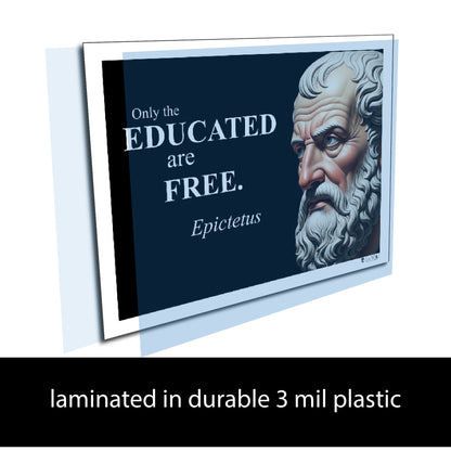 Epictetus Inspirational Quote Poster - Young N Refined