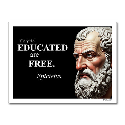 Epictetus Inspirational Quote Poster - Young N Refined