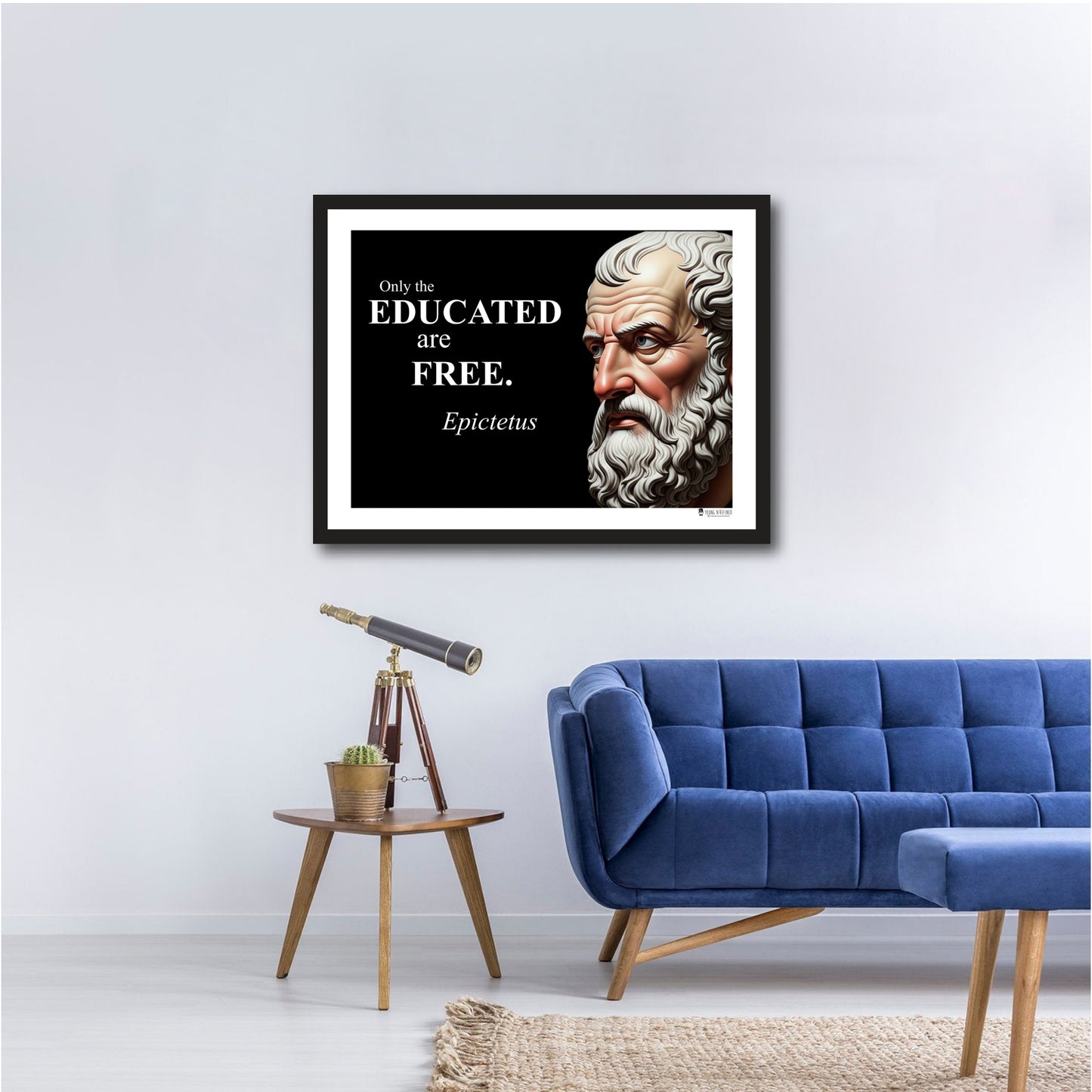 Epictetus Inspirational Quote Poster - Young N Refined