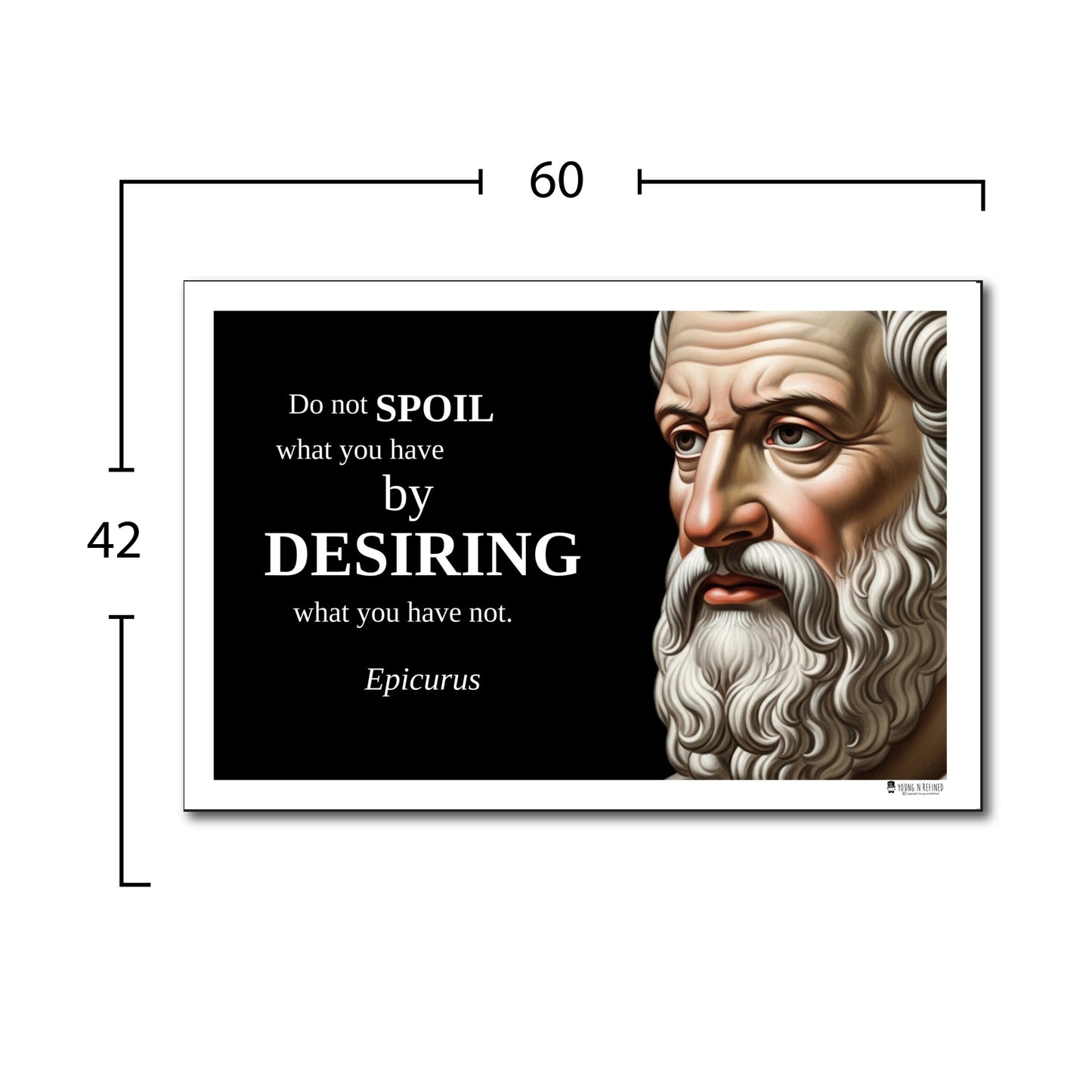 Aristotle Inspirational Quote Poster - Young N Refined