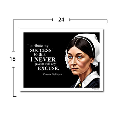 Florence Nightingale Inspirational Quote Poster - Young N Refined