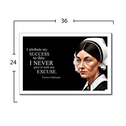 Florence Nightingale Inspirational Quote Poster - Young N Refined