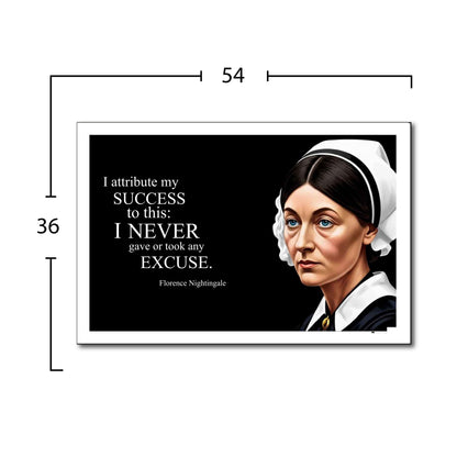 Florence Nightingale Inspirational Quote Poster - Young N Refined