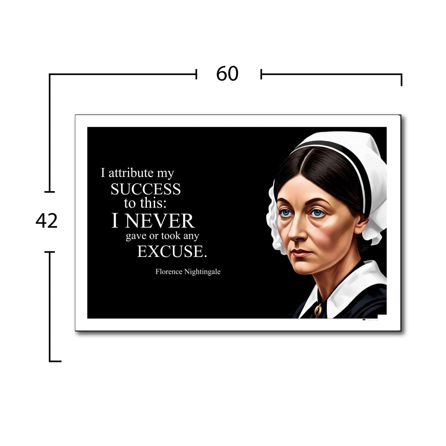 Florence Nightingale Inspirational Quote Poster - Young N Refined