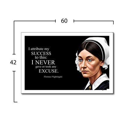 Florence Nightingale Inspirational Quote Poster - Young N Refined