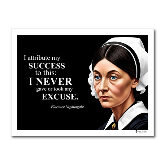 Florence Nightingale Inspirational Quote Poster - Young N Refined