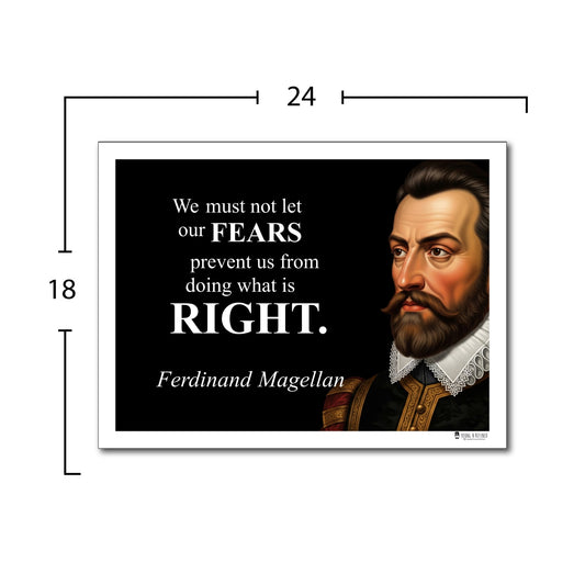 Ferdinand Magellan Inspirational Quote Wall Art