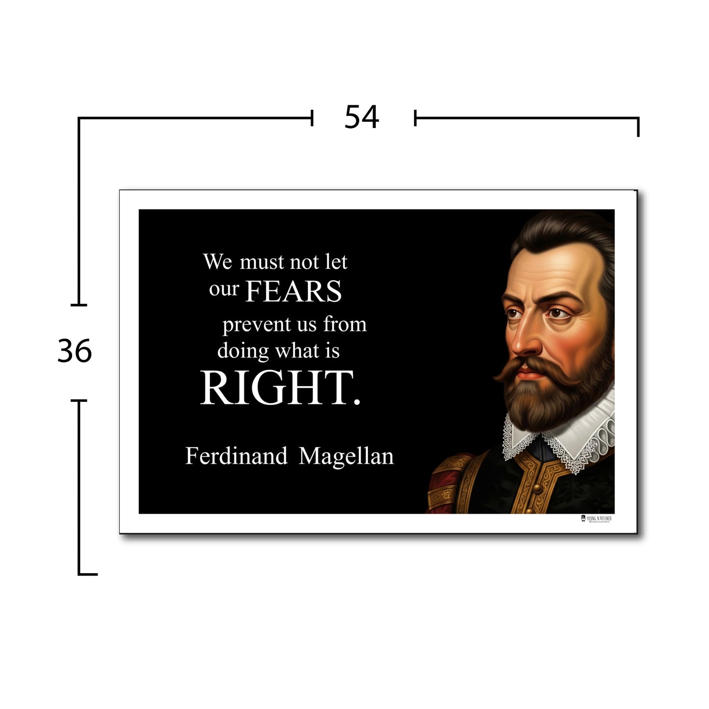 Ferdinand Magellan Inspirational Quote Wall Art