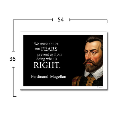 Ferdinand Magellan Inspirational Quote Wall Art