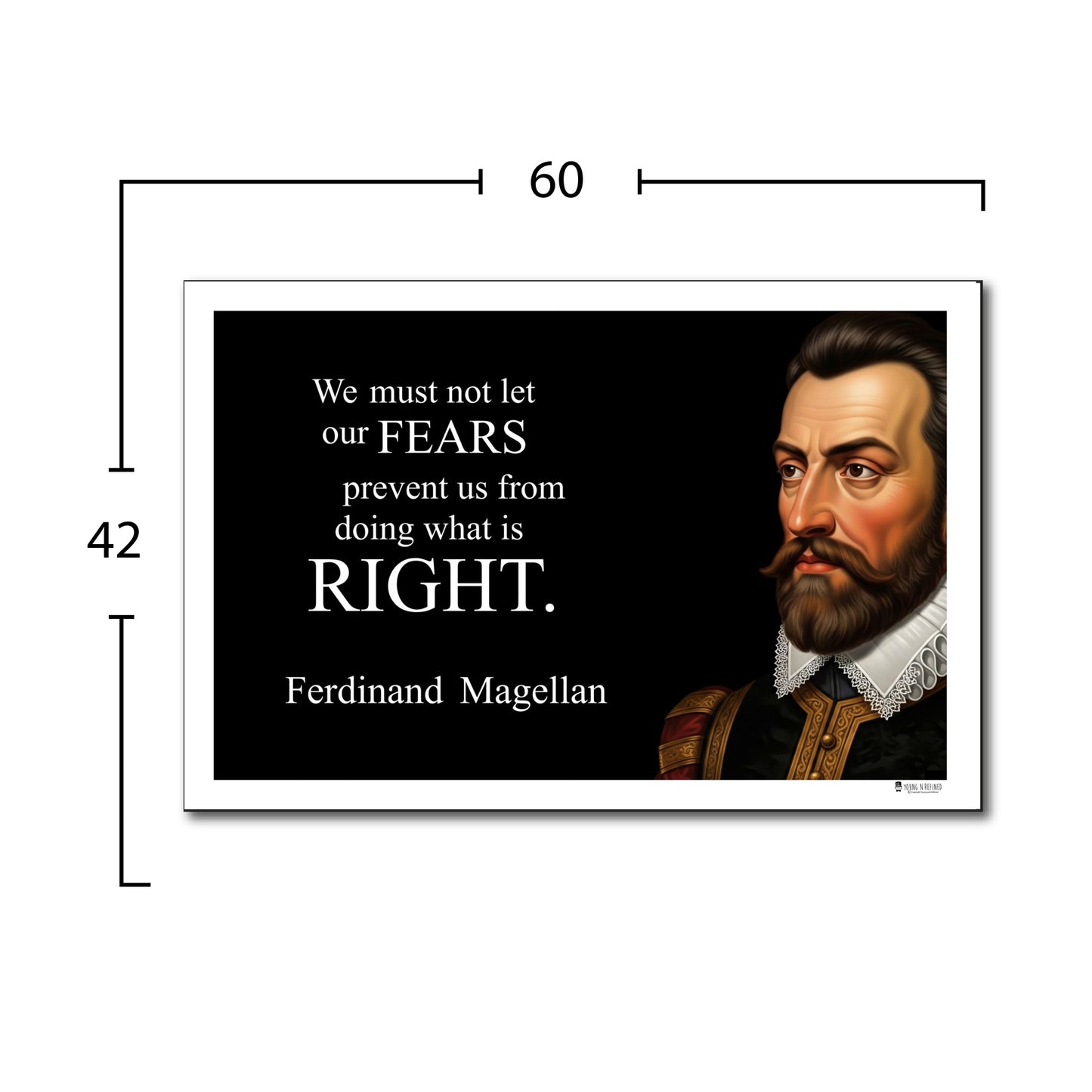 Ferdinand Magellan Inspirational Quote Wall Art
