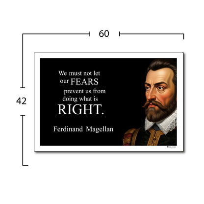 Ferdinand Magellan Inspirational Quote Wall Art