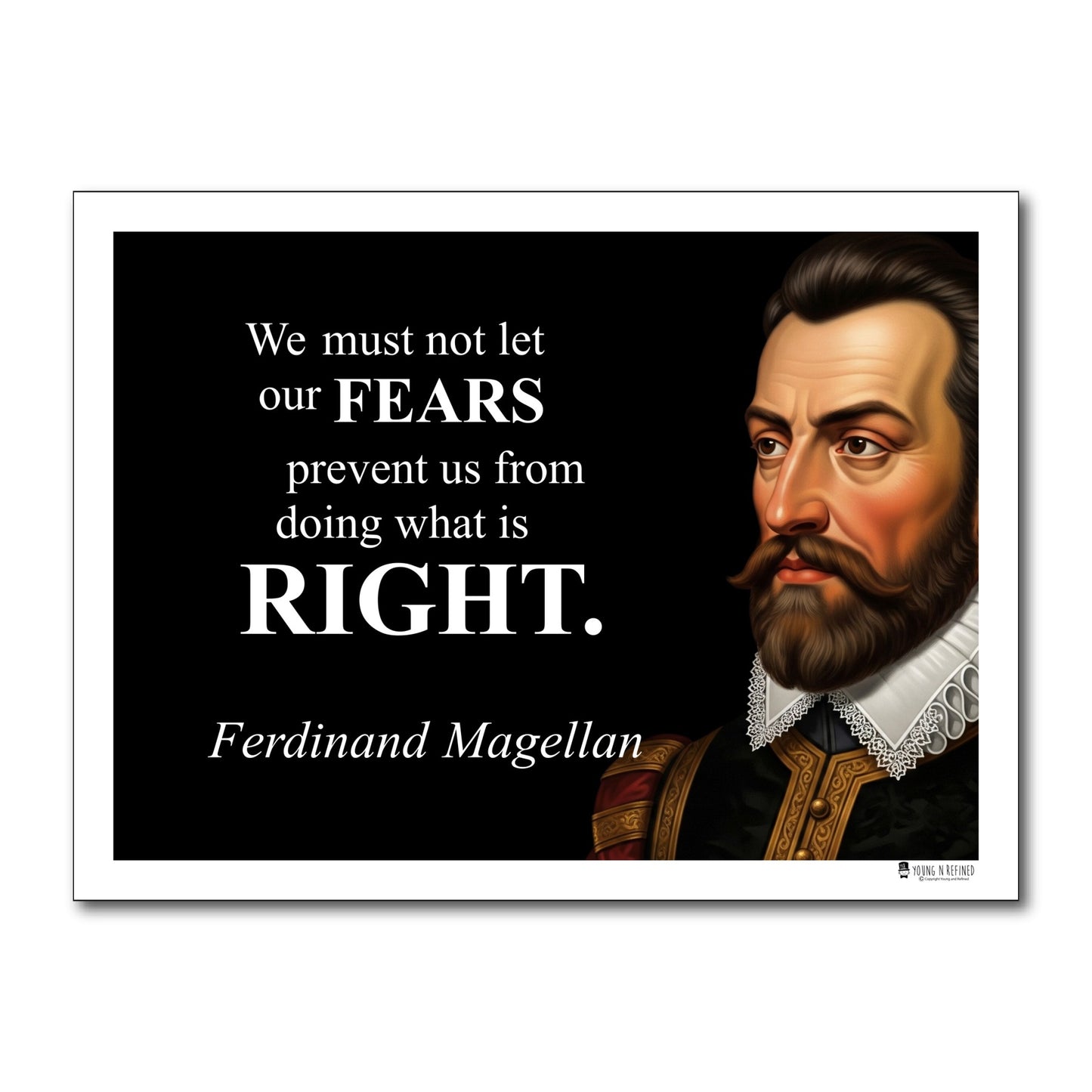 Ferdinand Magellan Inspirational Quote Wall Art