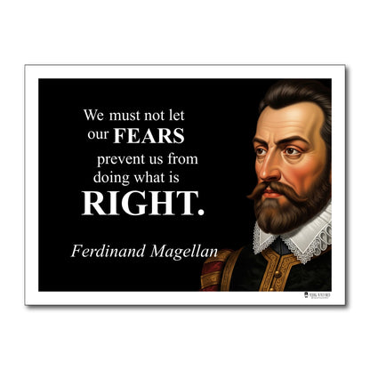 Ferdinand Magellan Inspirational Quote Wall Art