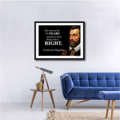 Ferdinand Magellan Inspirational Quote Wall Art