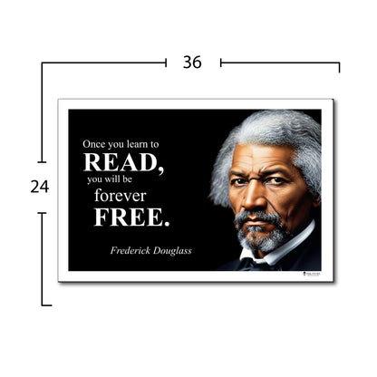 Frederick Douglass Inspirational Quote Poster - Young N Refined