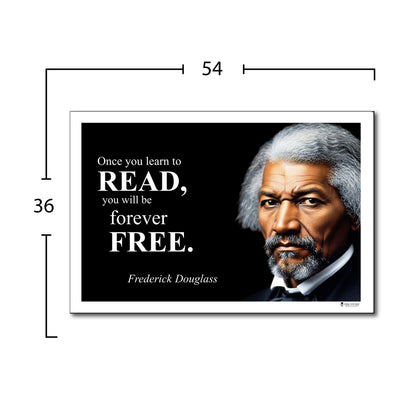 Frederick Douglass Inspirational Quote Poster - Young N Refined