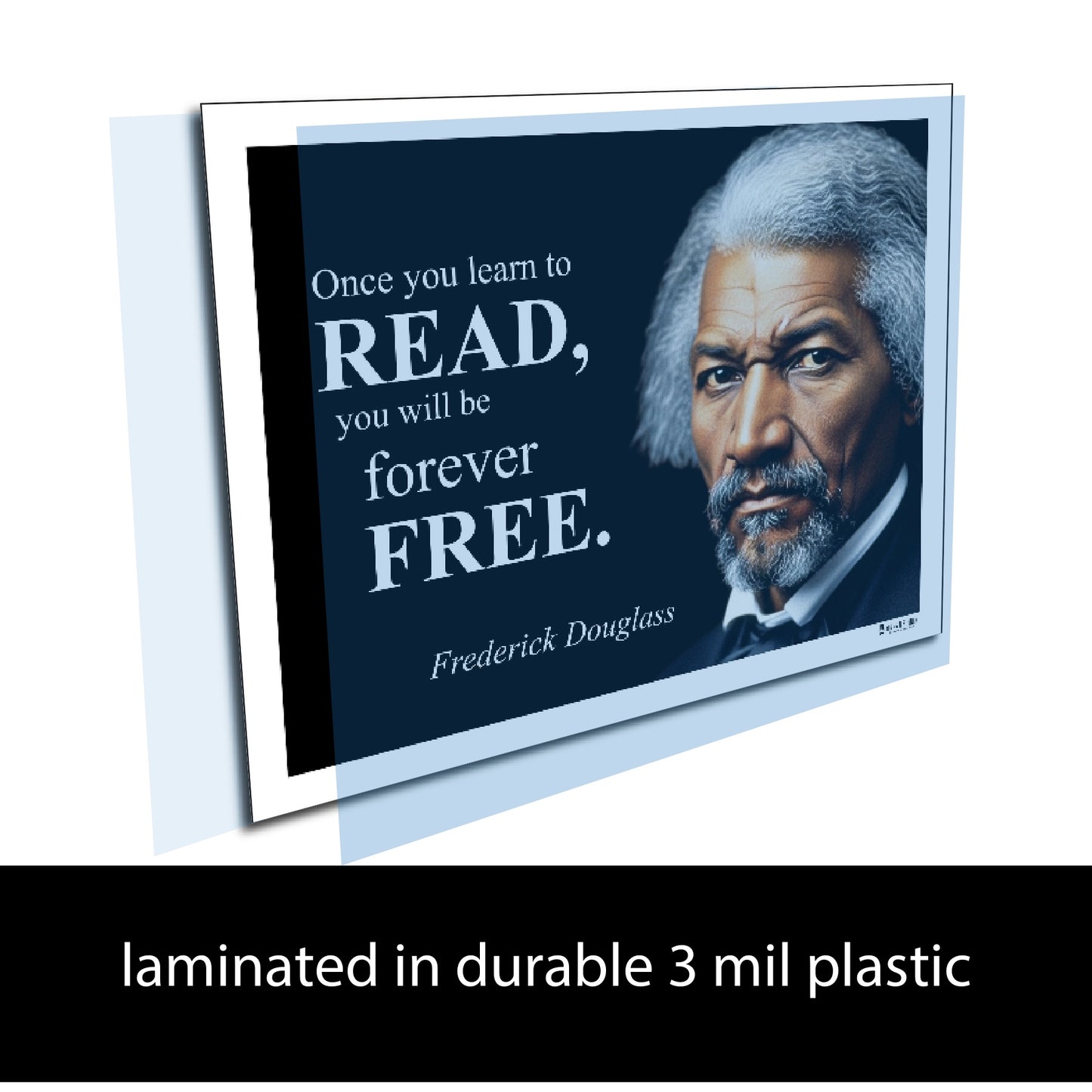 Frederick Douglass Inspirational Quote Poster - Young N Refined