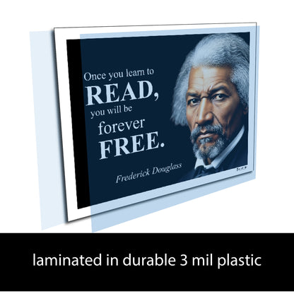 Frederick Douglass Inspirational Quote Poster - Young N Refined