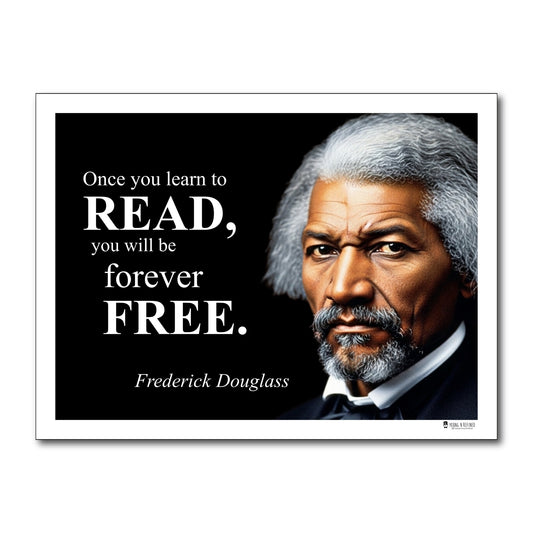 Frederick Douglass Inspirational Quote Poster - Young N Refined
