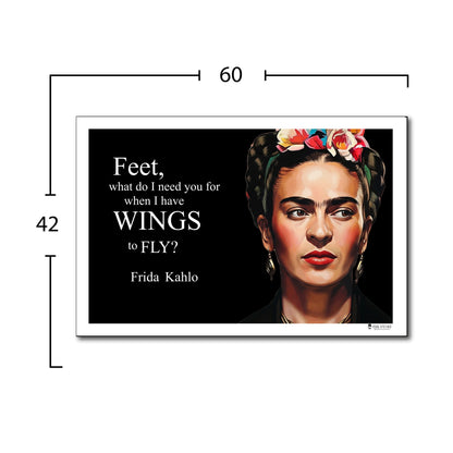 Frida Kahlo Inspirational Quote Wall Art
