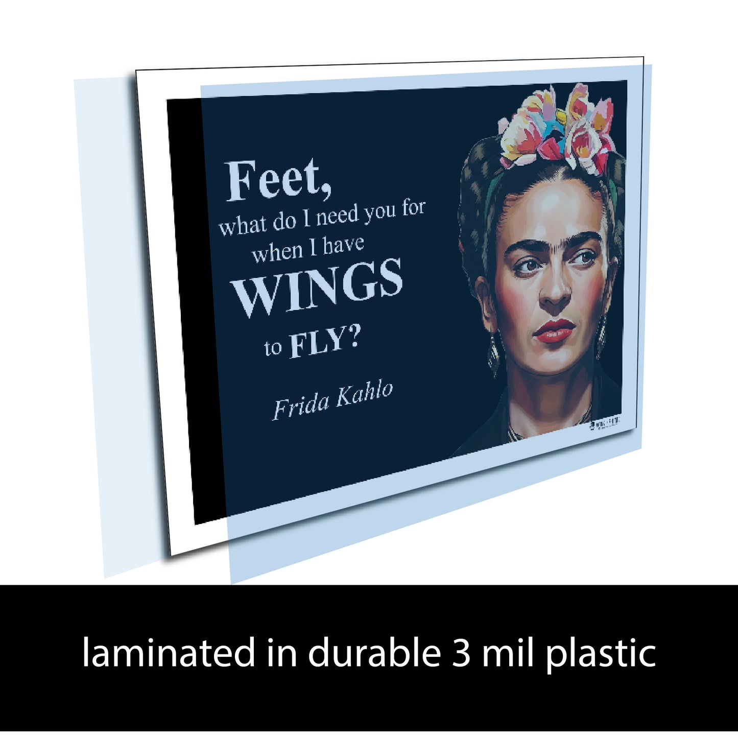 Frida Kahlo Inspirational Quote Wall Art