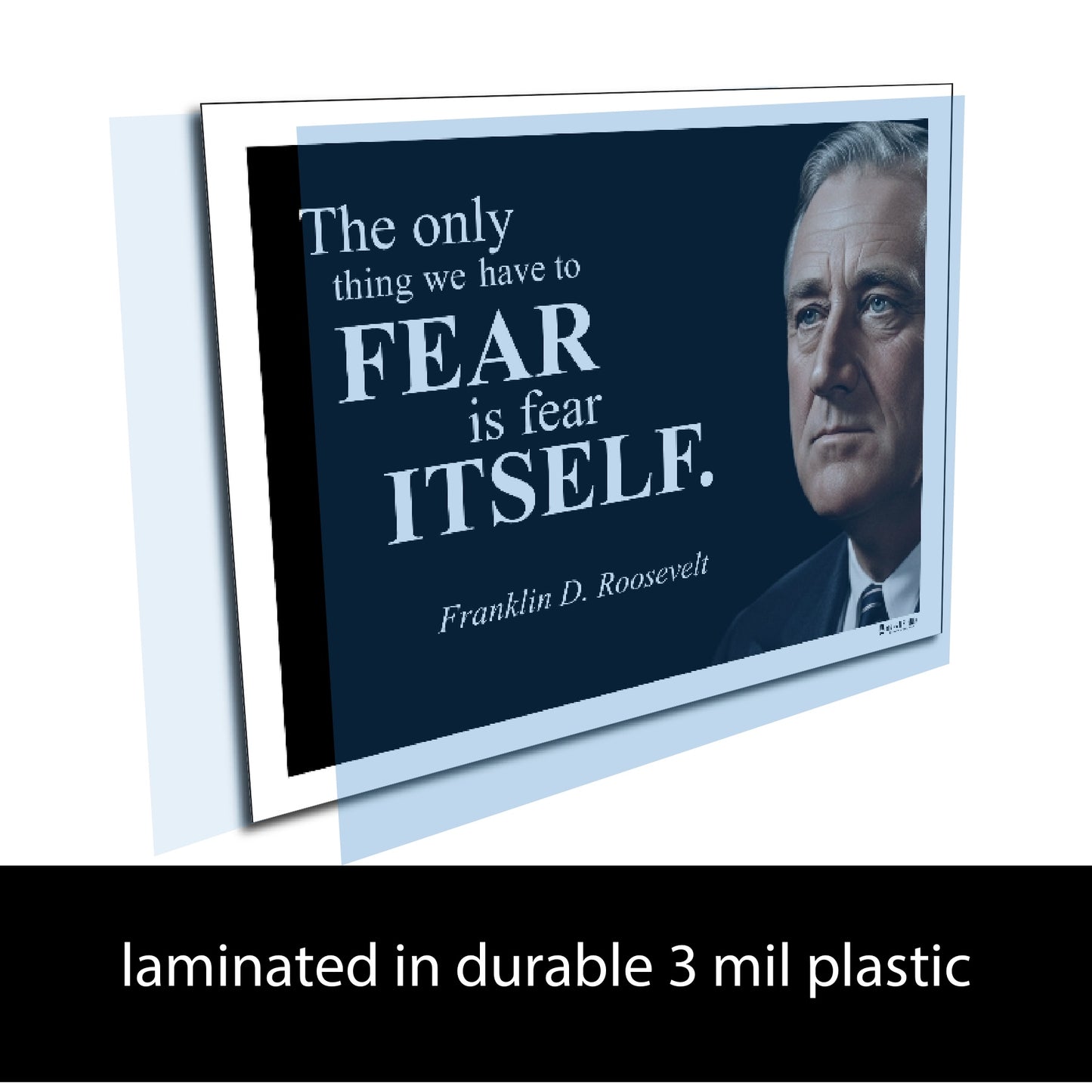 Franklin D. Roosevelt Inspirational Quote Wall Art