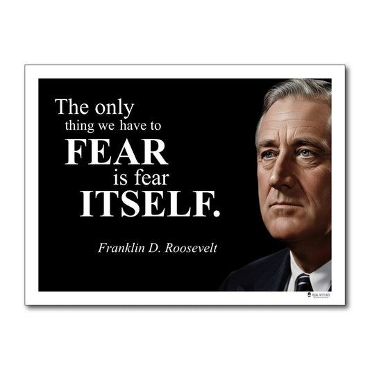 Franklin D. Roosevelt Inspirational Quote Wall Art