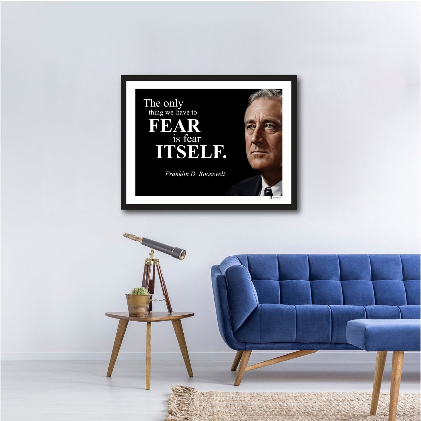 Franklin D. Roosevelt Inspirational Quote Wall Art