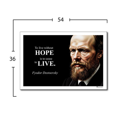 Fyodor Dostoevsky Inspirational Quote Wall Art