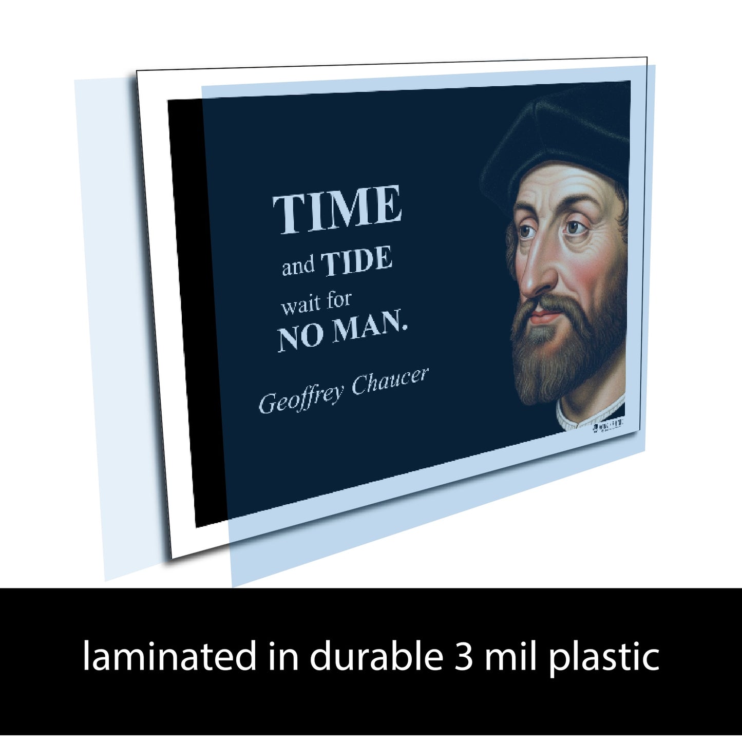 Geoffrey Chaucer Inspirational Quote Wall Art