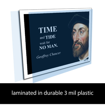 Geoffrey Chaucer Inspirational Quote Wall Art