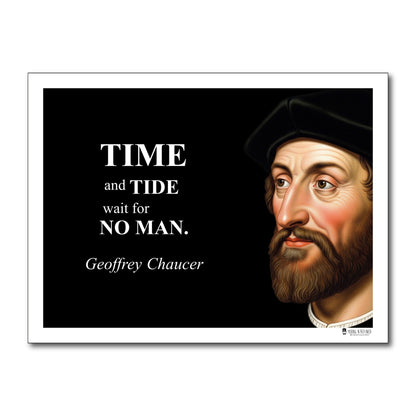 Geoffrey Chaucer Inspirational Quote Wall Art