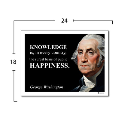 George Washington Inspirational Quote Wall Art