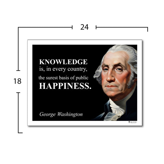 George Washington Inspirational Quote Wall Art