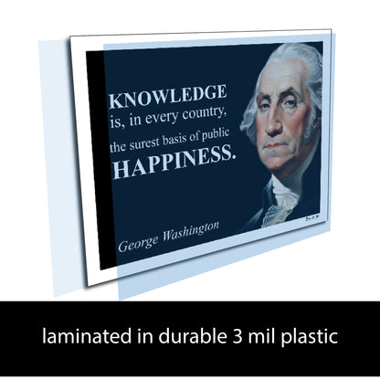 George Washington Inspirational Quote Wall Art