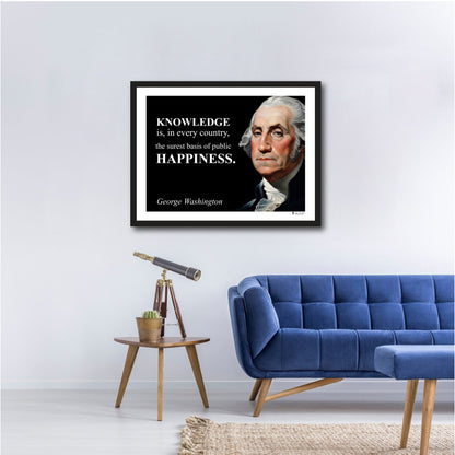 George Washington Inspirational Quote Wall Art