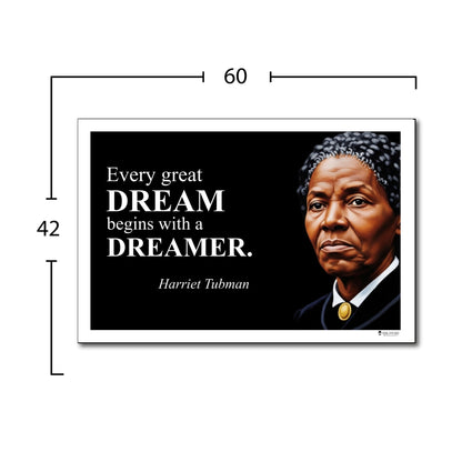 Harriet Tubman Inspirational Quote Poster - Young N Refined