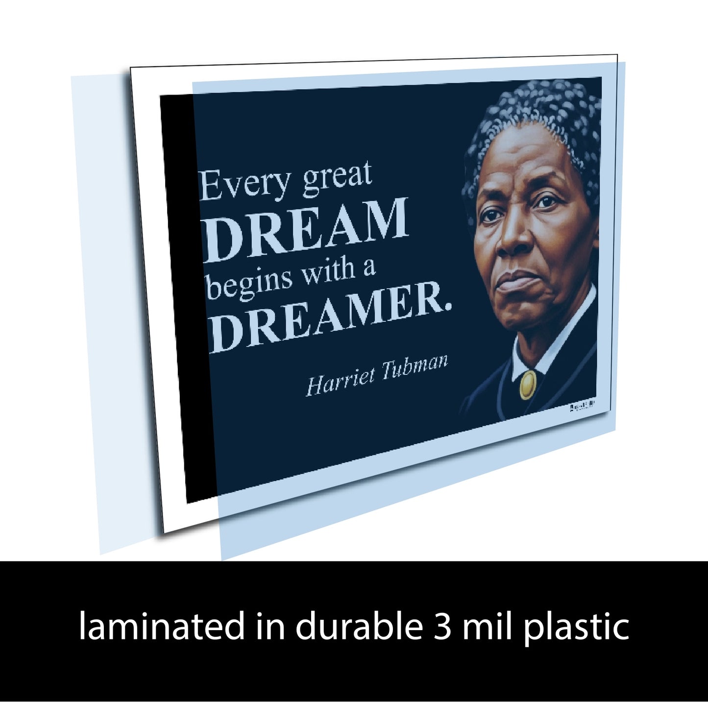 Harriet Tubman Inspirational Quote Poster - Young N Refined