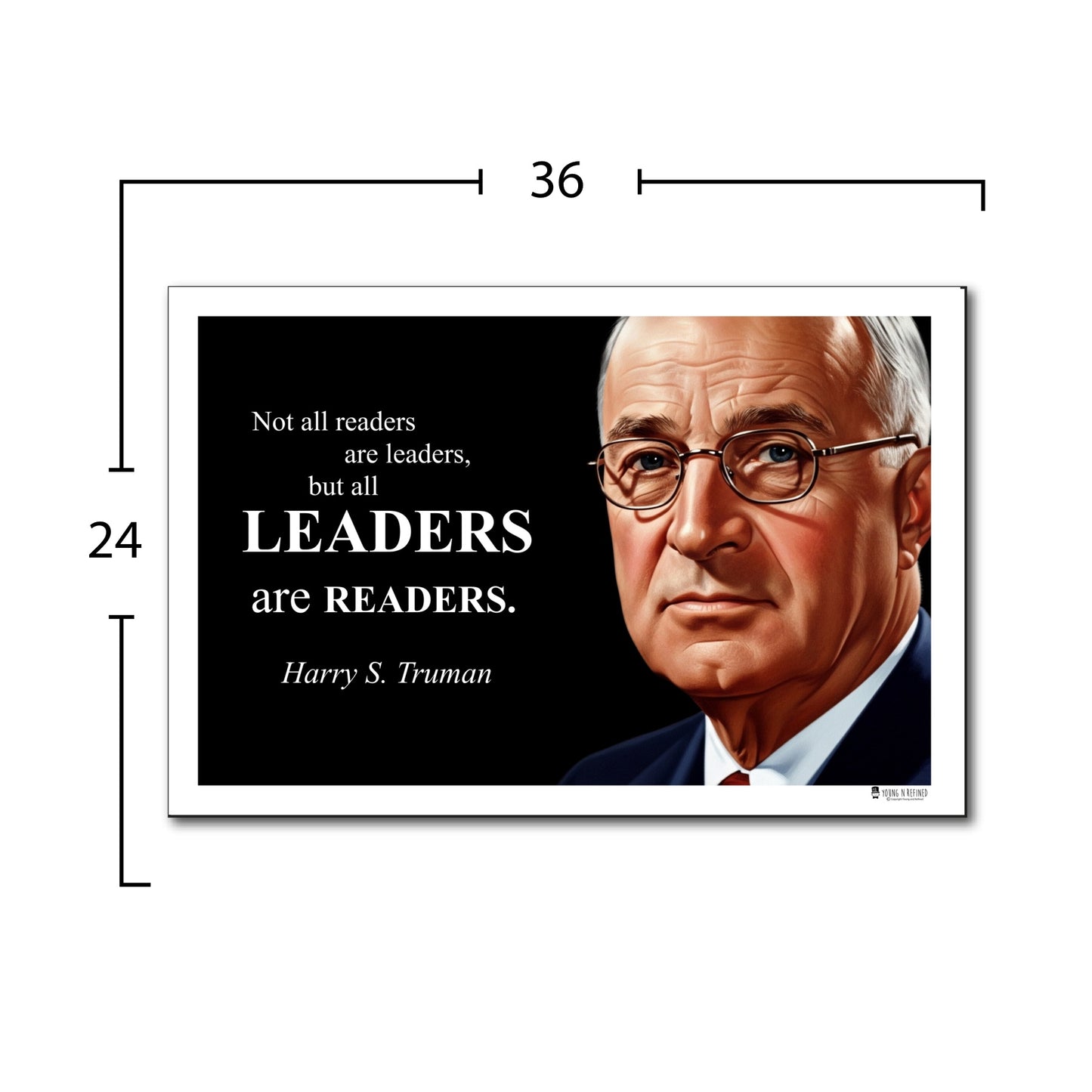 Harry S. Truman Inspirational Quote Wall Art