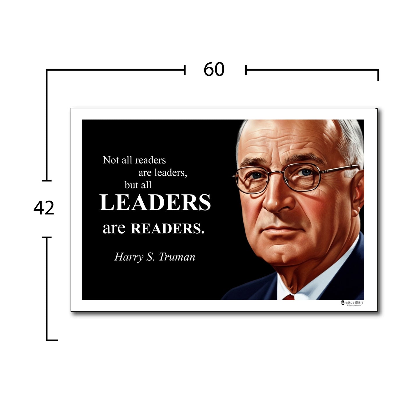 Harry S. Truman Inspirational Quote Wall Art