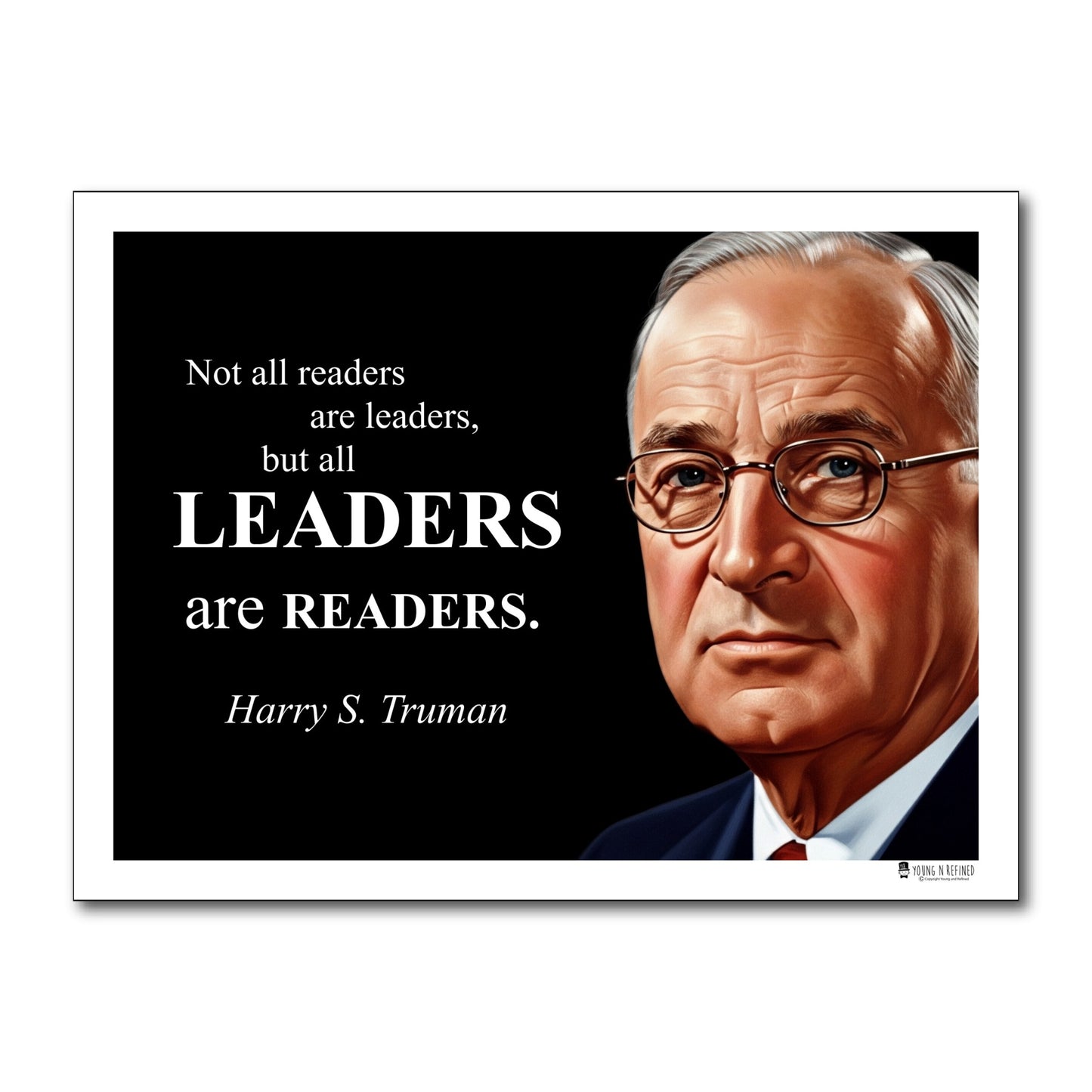 Harry S. Truman Inspirational Quote Wall Art