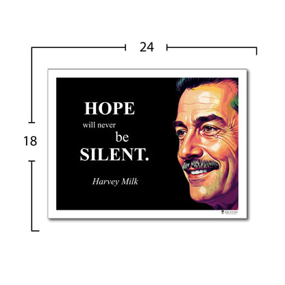 Harvey Milk Inspirational Quote Poster - Young N Refined