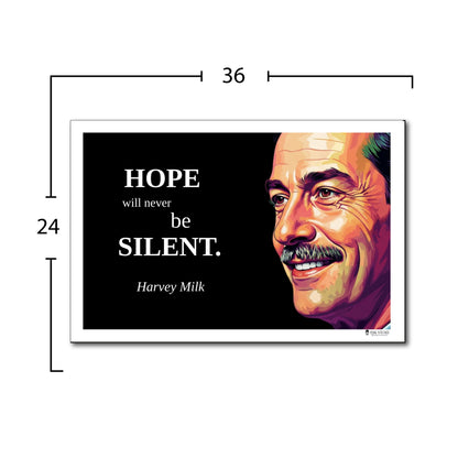 Harvey Milk Inspirational Quote Poster - Young N Refined
