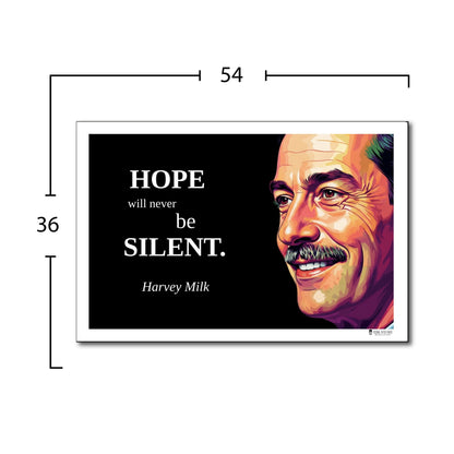Harvey Milk Inspirational Quote Poster - Young N Refined