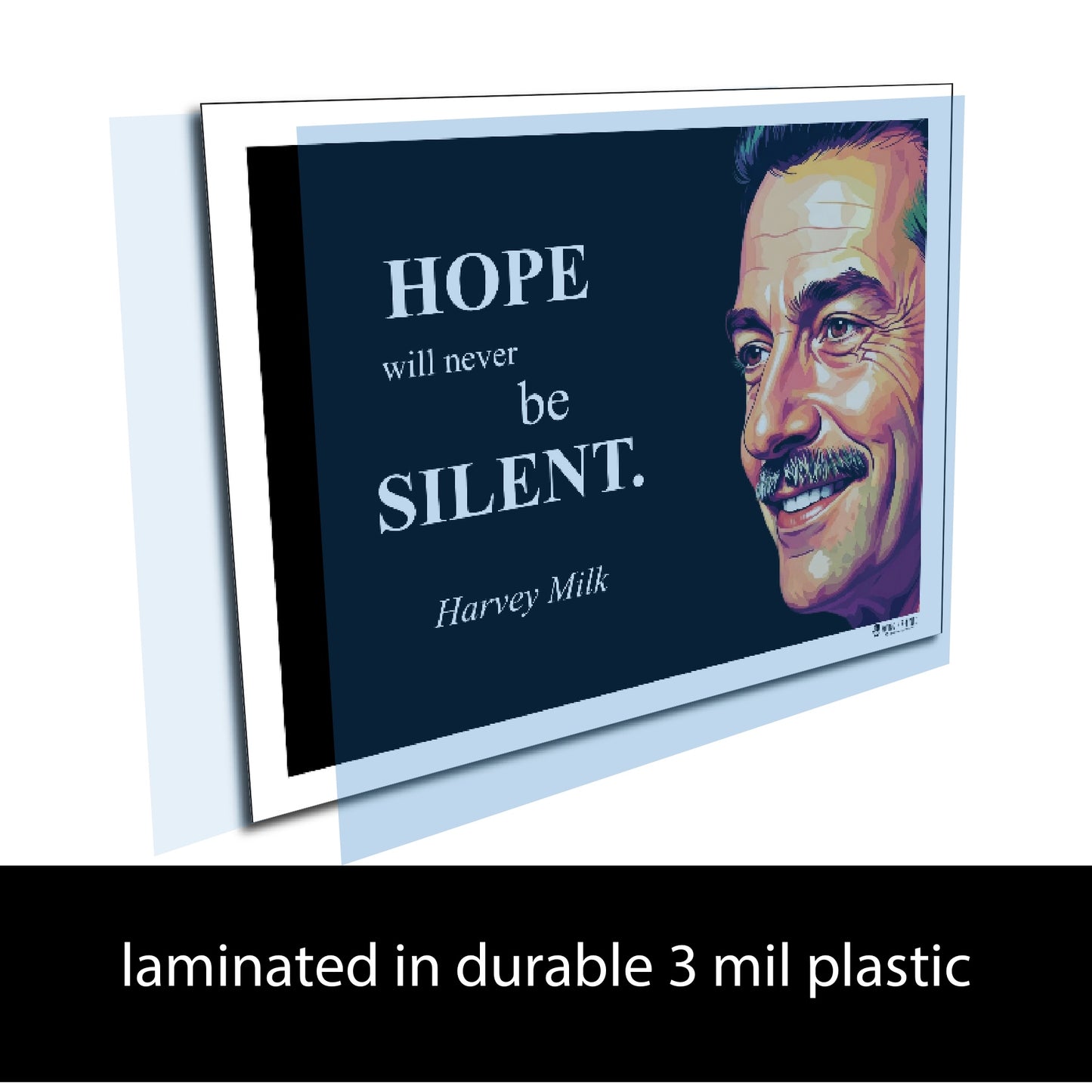 Harvey Milk Inspirational Quote Poster - Young N Refined
