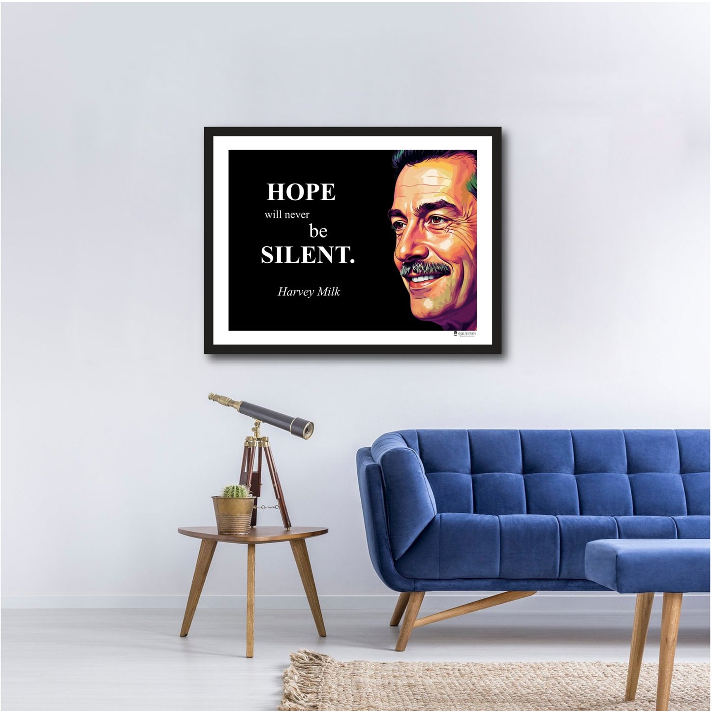Harvey Milk Inspirational Quote Poster - Young N Refined